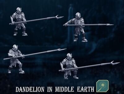 Half Orcs - Pikemen (pack 8 units)