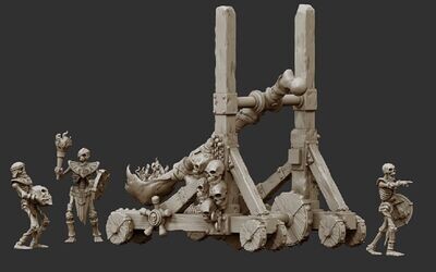 Catapult with Crews - Pharaohs Legacy Undead Army