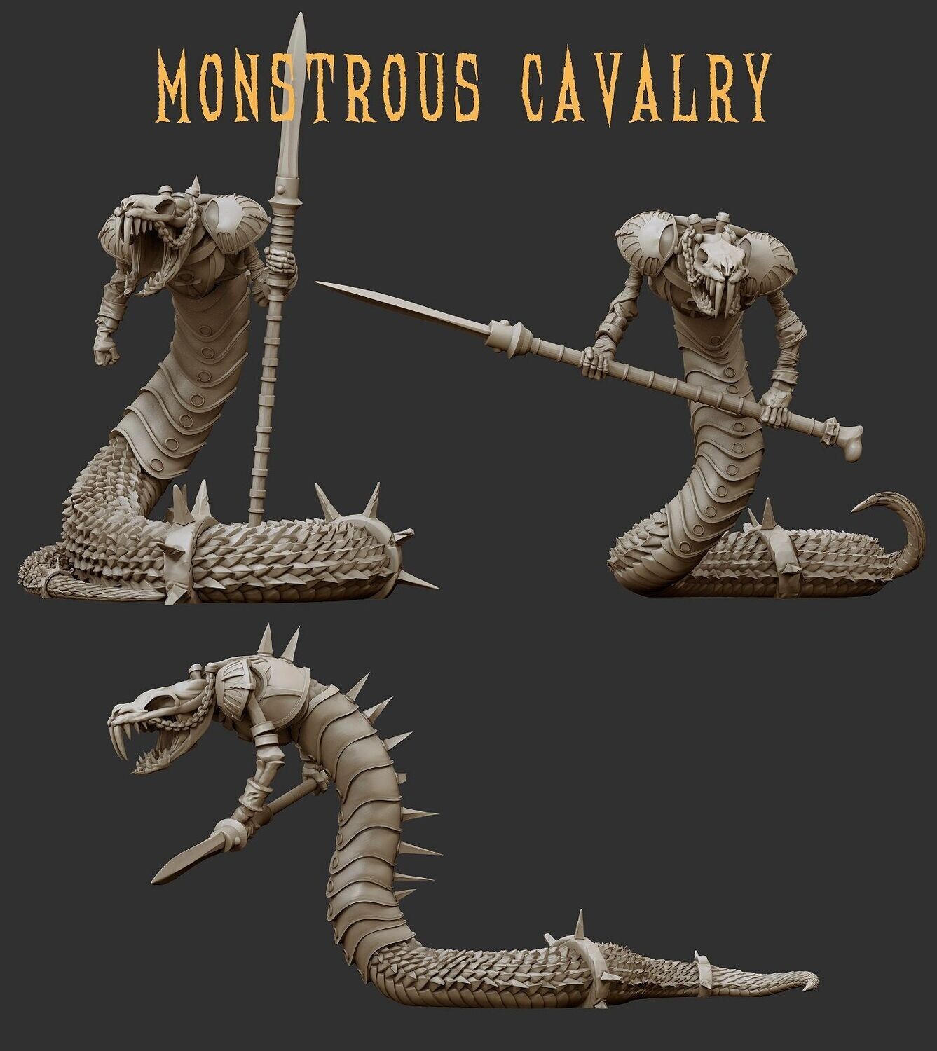 Snakes (pack 3 units) - Pharaohs Legacy Undead Army