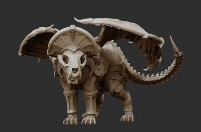 LionSphinx winged WarBeast- Pharaohs Legacy Undead Army