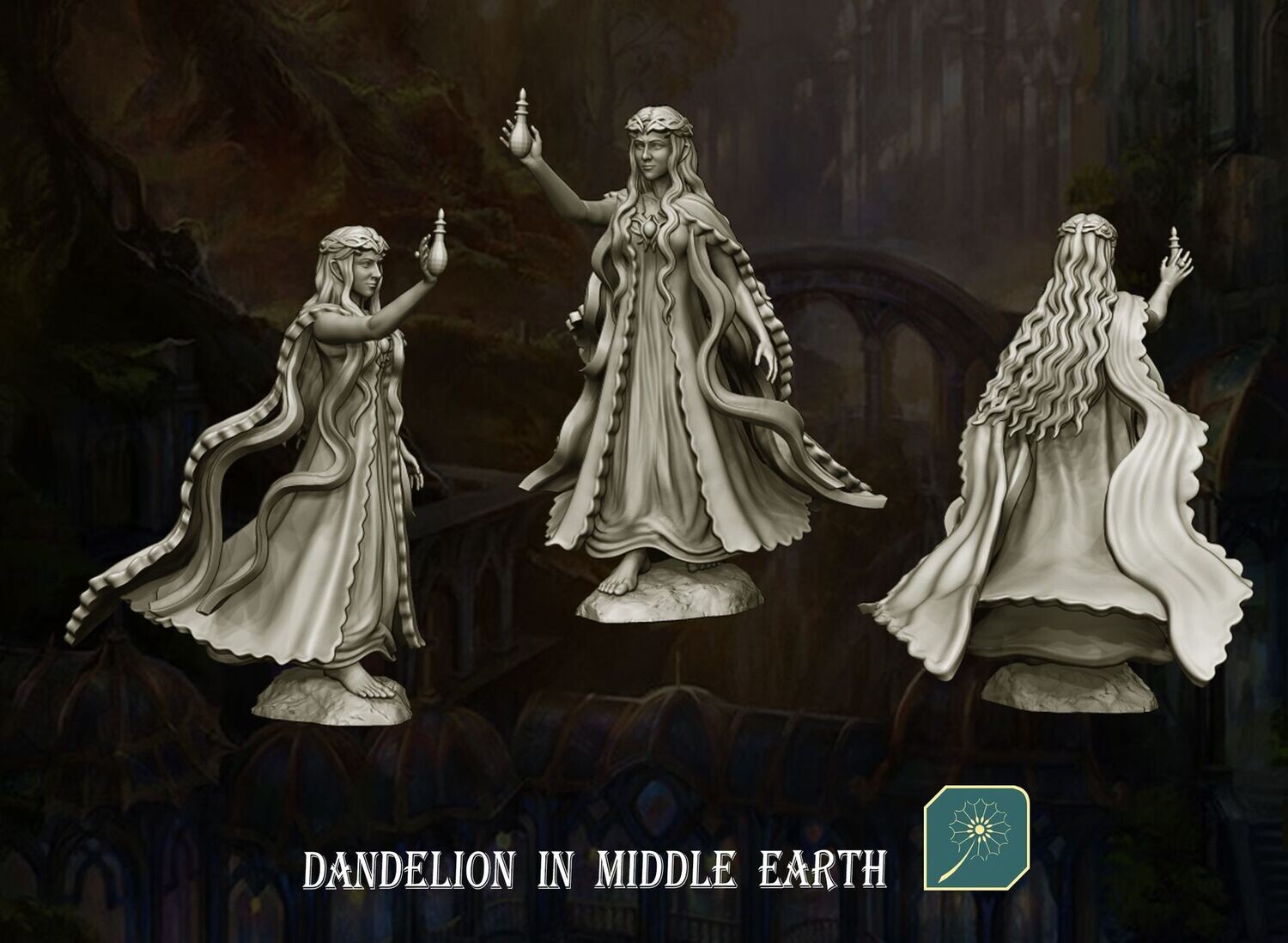 Golden Wood Elven Lady