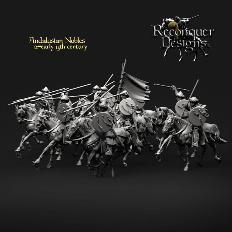 12-early 13th century Andalusian Nobles (pack 12 units)