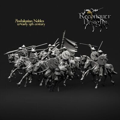 12-early 13th century Andalusian Nobles (pack 12 units)