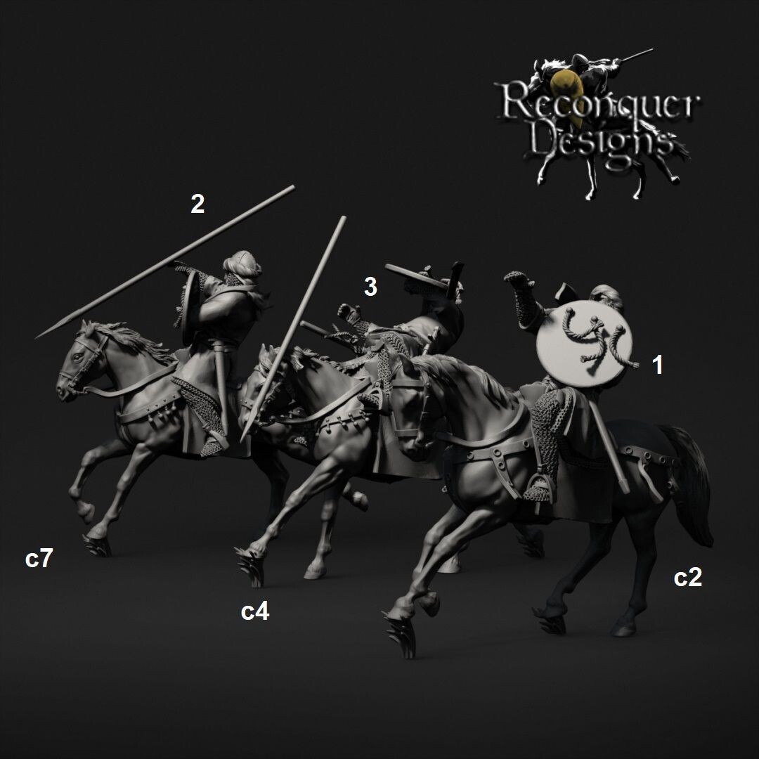 Casualties - Andalusian Nobles (pack 3 units)