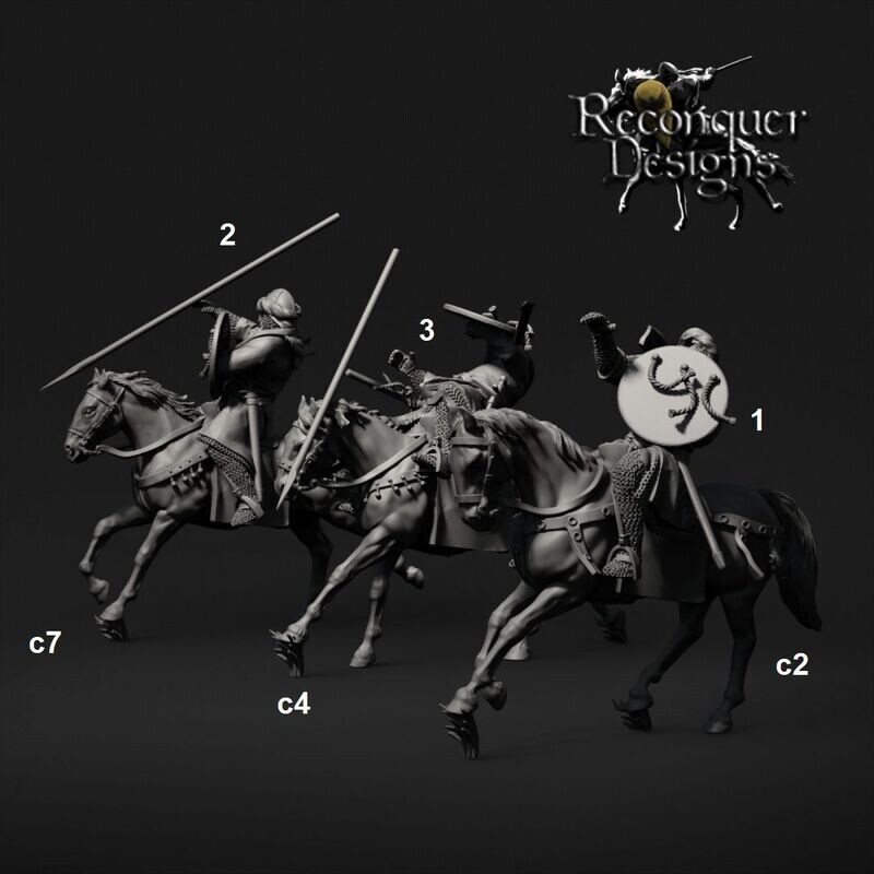 Casualties - Andalusian Nobles (pack 3 units)