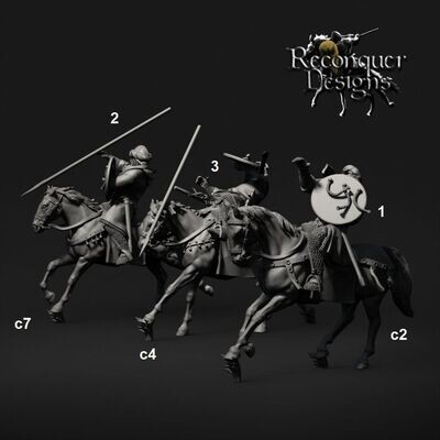 Casualties - Andalusian Nobles (pack 3 units)