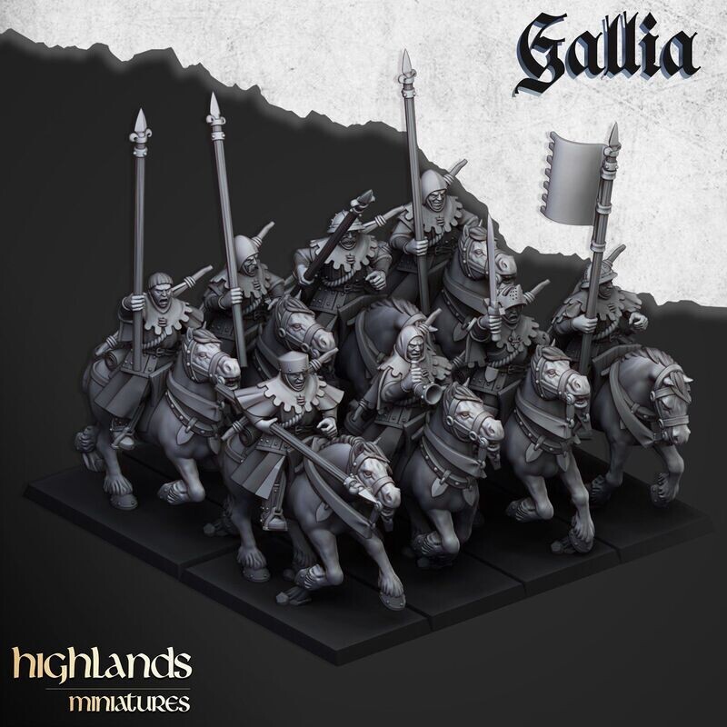 Mounted Men at Arms (pack 5 units)