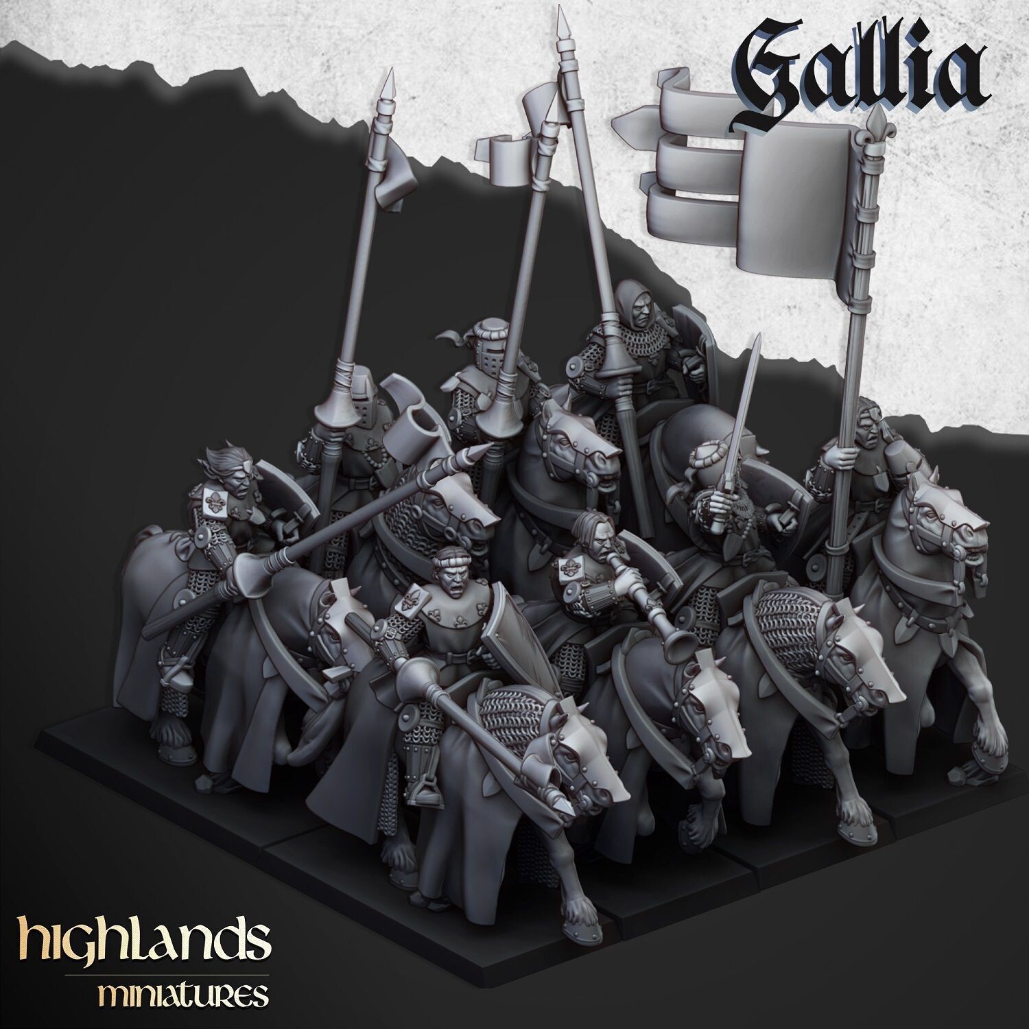 Young Knights of Gallia (pack 5 units)