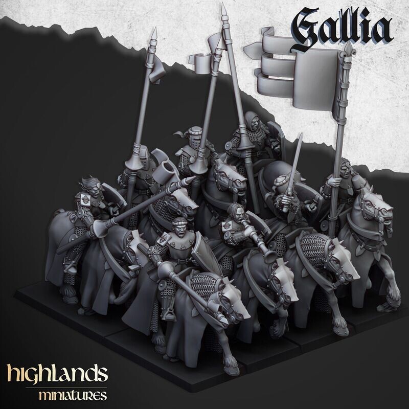 Young Knights of Gallia (pack 5 units)