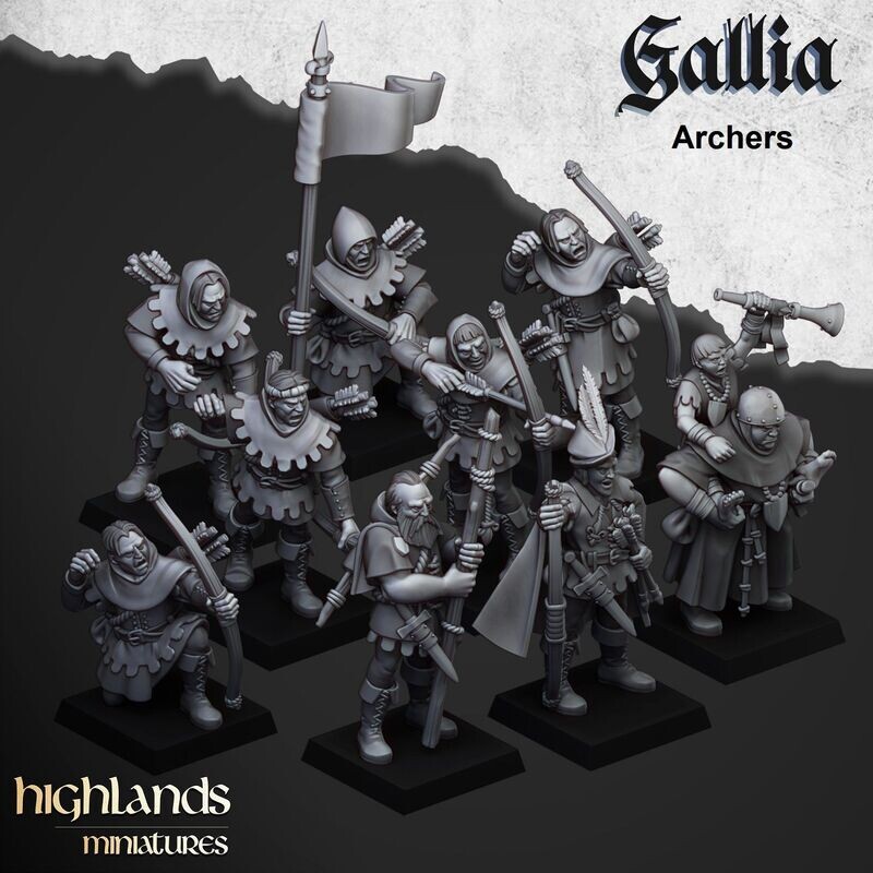 Sherwood Archers & Heroes (pack 10 units)