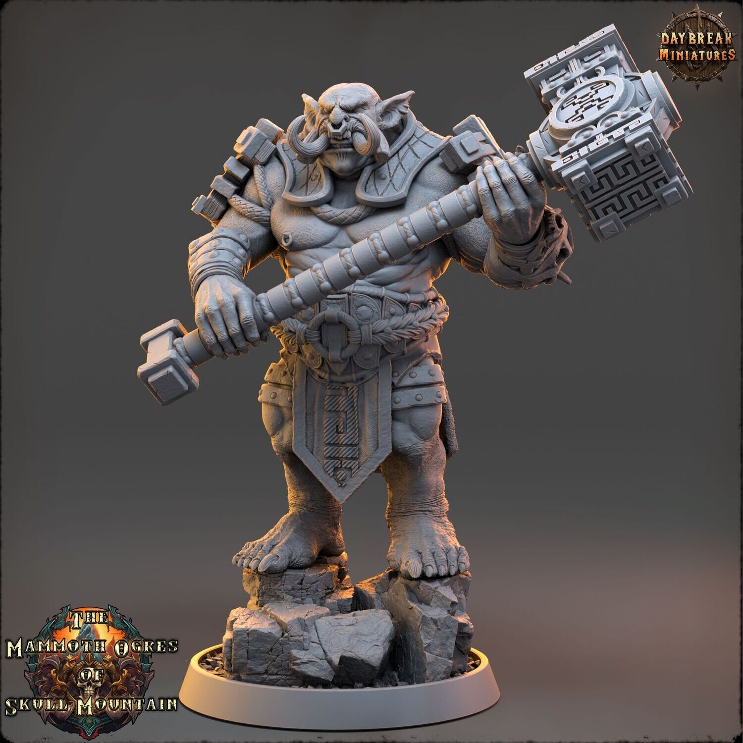 Deathbringer Olan Troka - " The Mammoth Ogres of Skull Mountain"