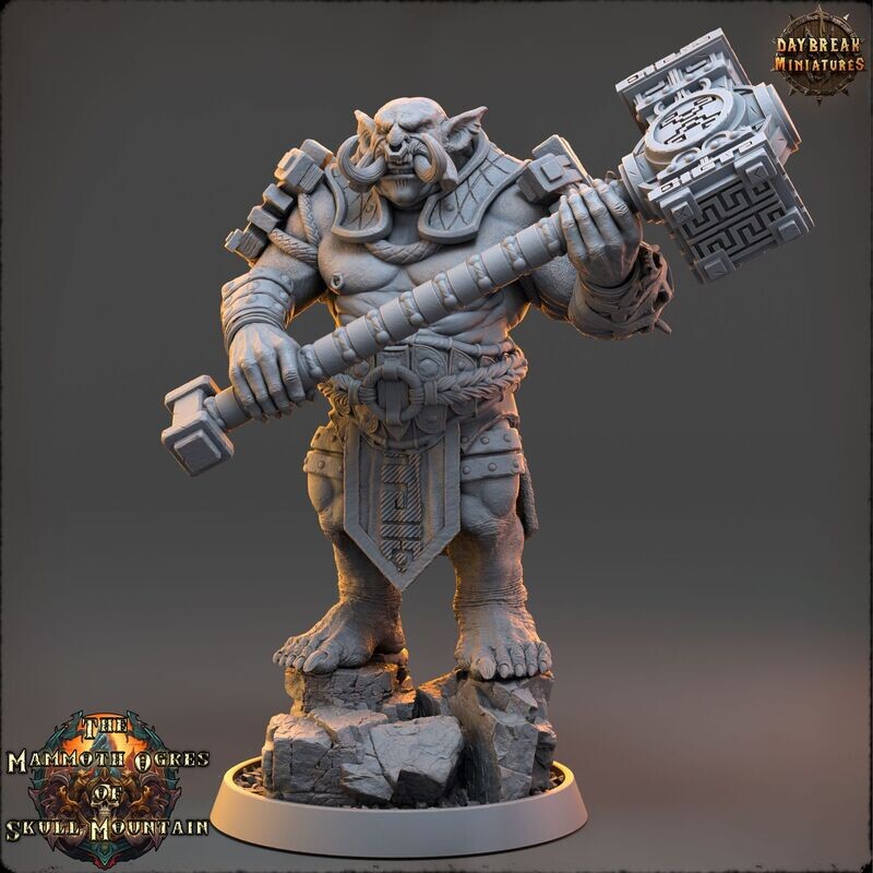 Deathbringer Olan Troka - " The Mammoth Ogres of Skull Mountain"