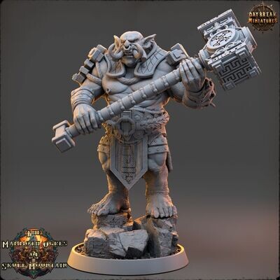 Deathbringer Olan Troka - " The Mammoth Ogres of Skull Mountain"