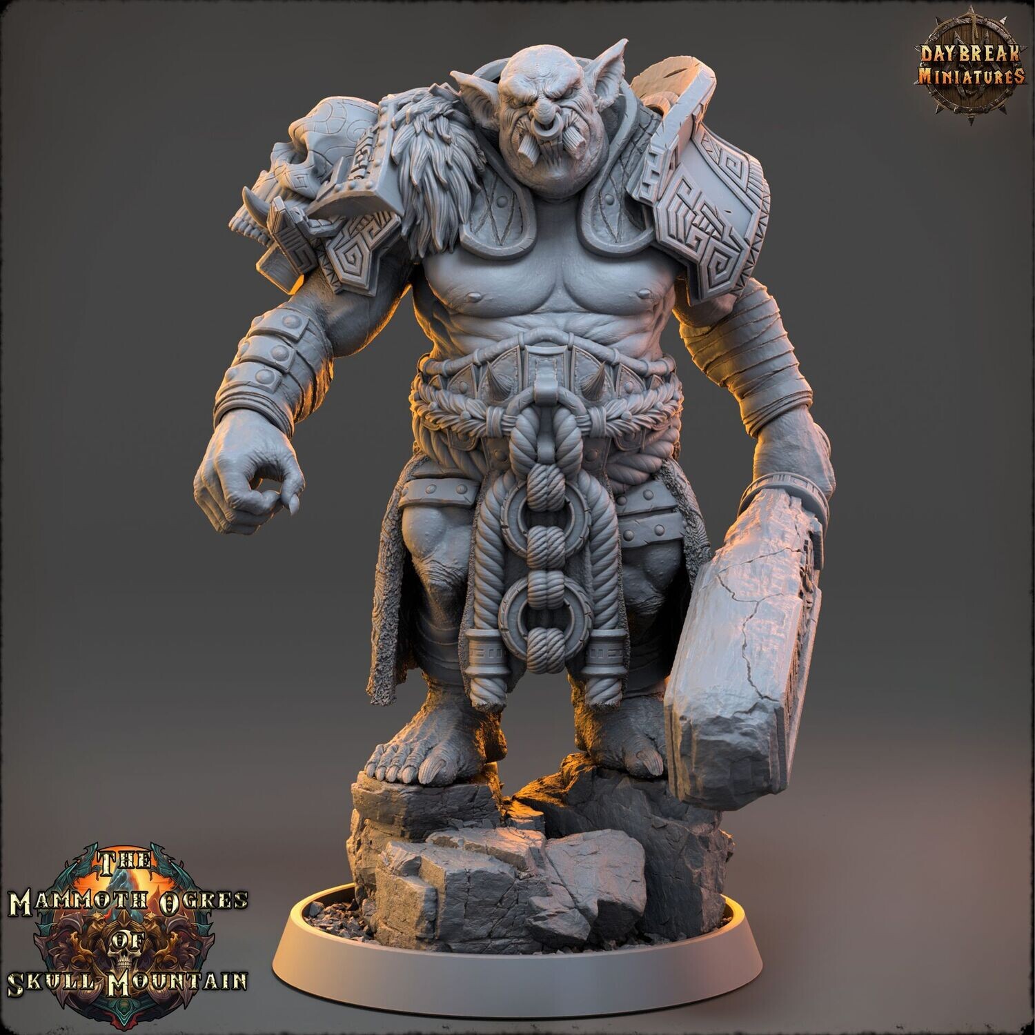Gartaz the Halfed - " The Mammoth Ogres of Skull Mountain"