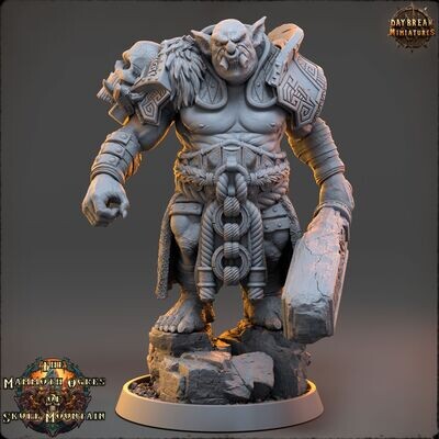 Gartaz the Halfed - " The Mammoth Ogres of Skull Mountain"