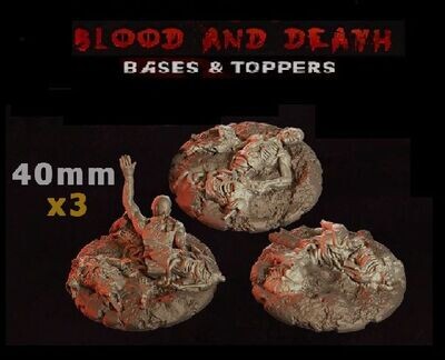 Blood and death - Bases & Toppers - 40mm