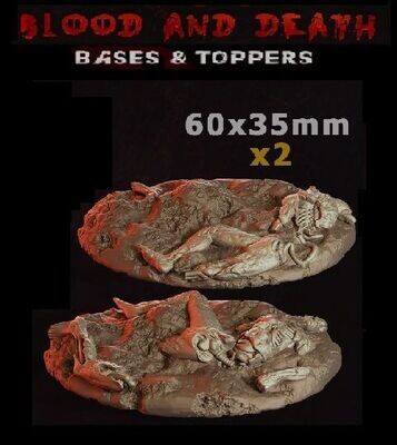 Blood and death - Bases & Toppers - 60x35mm