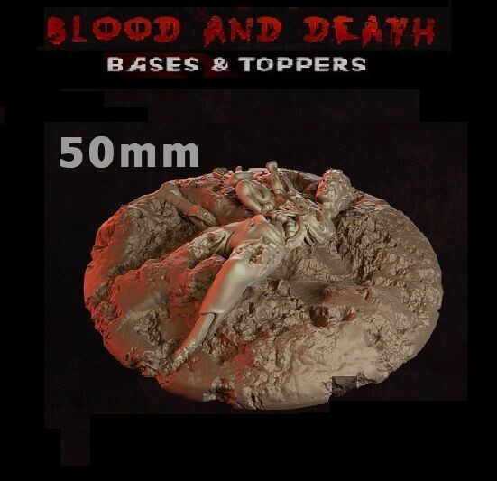 Blood and death - Bases & Toppers - 50mm