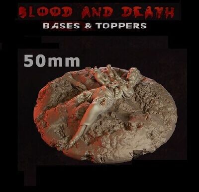 Blood and death - Bases & Toppers - 50mm