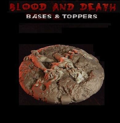 Blood and death - Bases & Toppers - 60mm