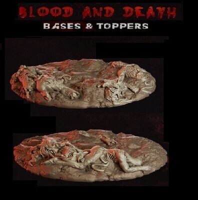 Blood and death - Bases & Toppers - 75x42mm