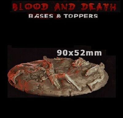 Blood and death - Bases & Toppers - 90x52mm
