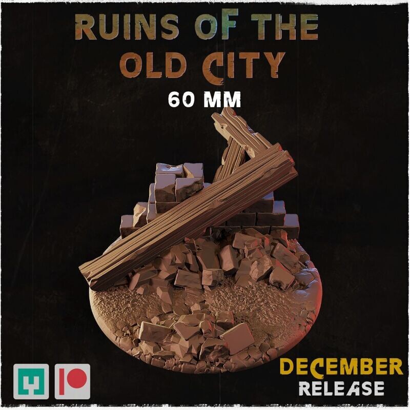 Ruins of the old city - Bases & Toppers - 60mm