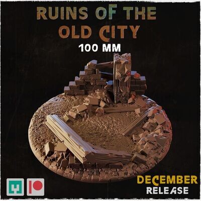 Ruins of the old city - Bases & Toppers - 100mm