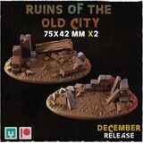 Ruins of the old city  - Bases & Toppers - 75x42mm