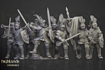 Sunland Knights on Foot - Swordmen (pack 10 units)