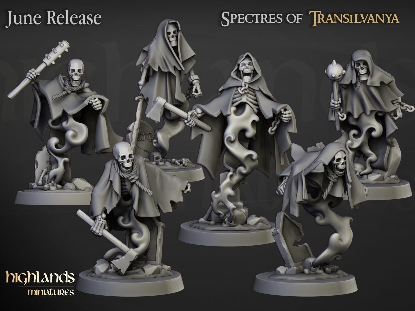 Crypt Ghosts - Spectres of Transilvanya  (pack 6 ud )