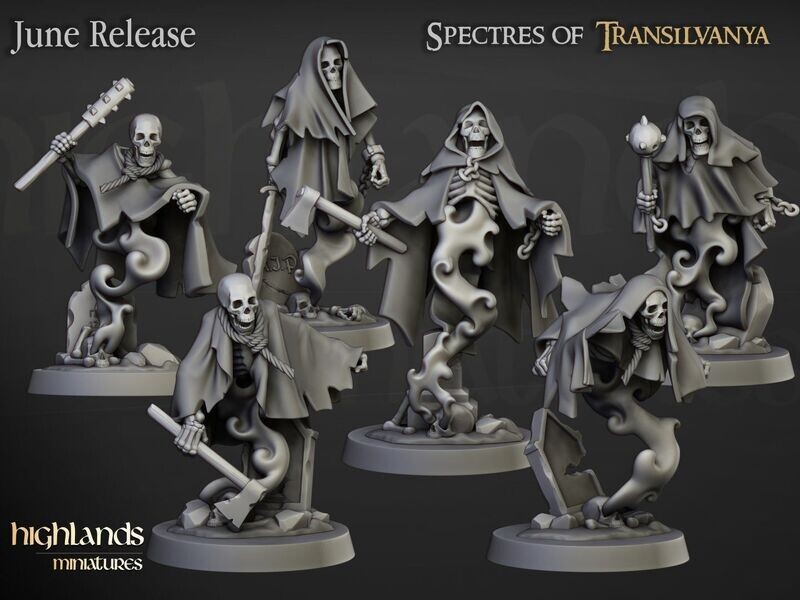 Crypt Ghosts - Spectres of Transilvanya  (pack 6 ud )