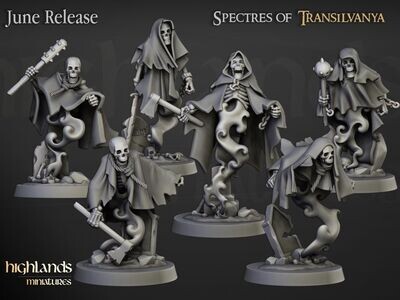 Crypt Ghosts - Spectres of Transilvanya  (pack 6 ud )