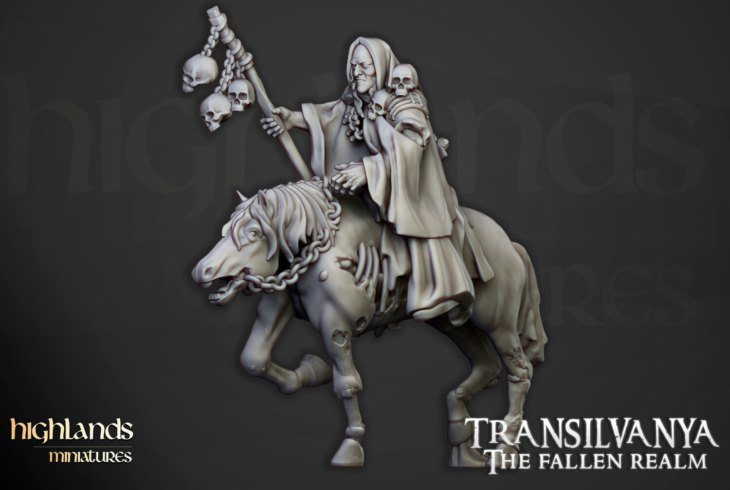 The Necromancers on horse
