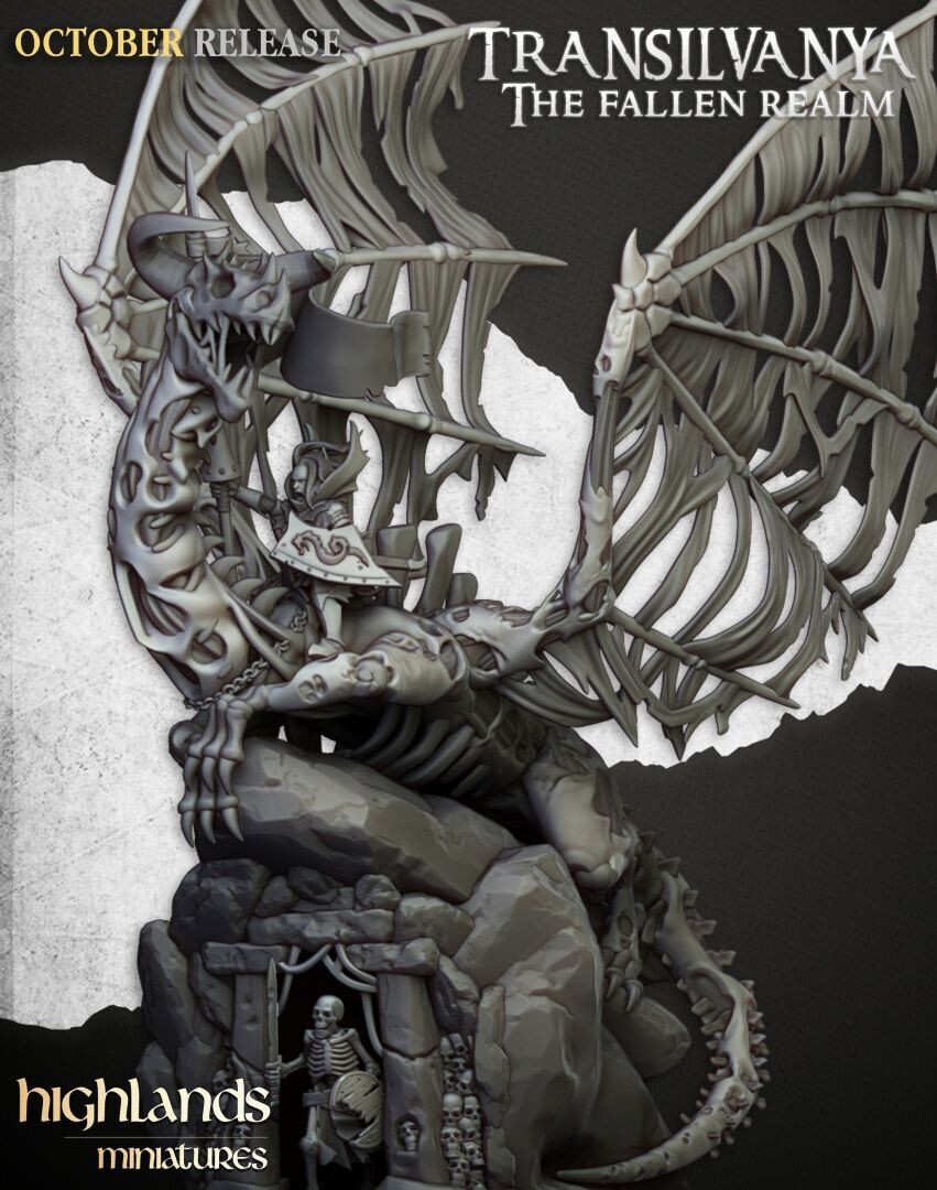 Vampire Lady on Zombie Dragon