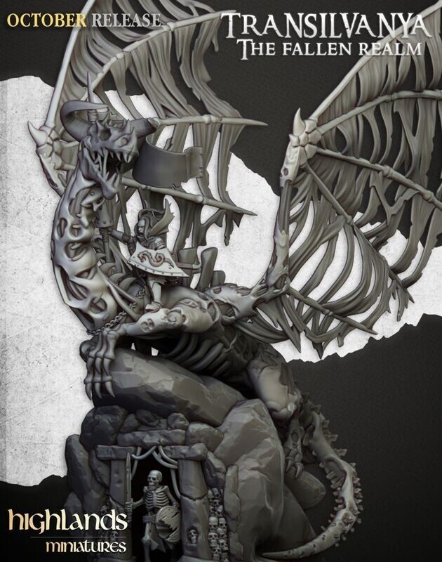 Vampire Lady on Zombie Dragon