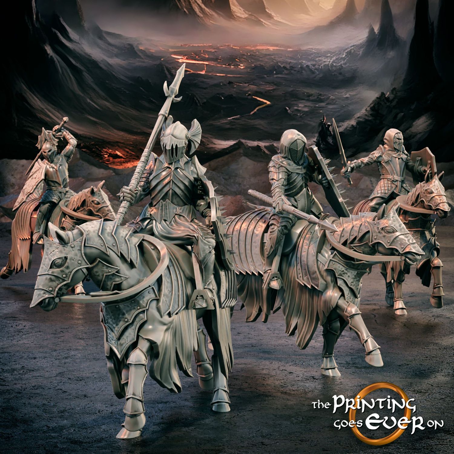 Chapter 40 - Gates of Evil - Shadow Knights on Horse (pack 5 units)