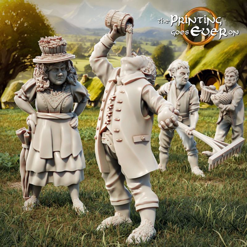 Chapter 41 - Halfling Rebellion - Halfling Commoners (pack 4 units)