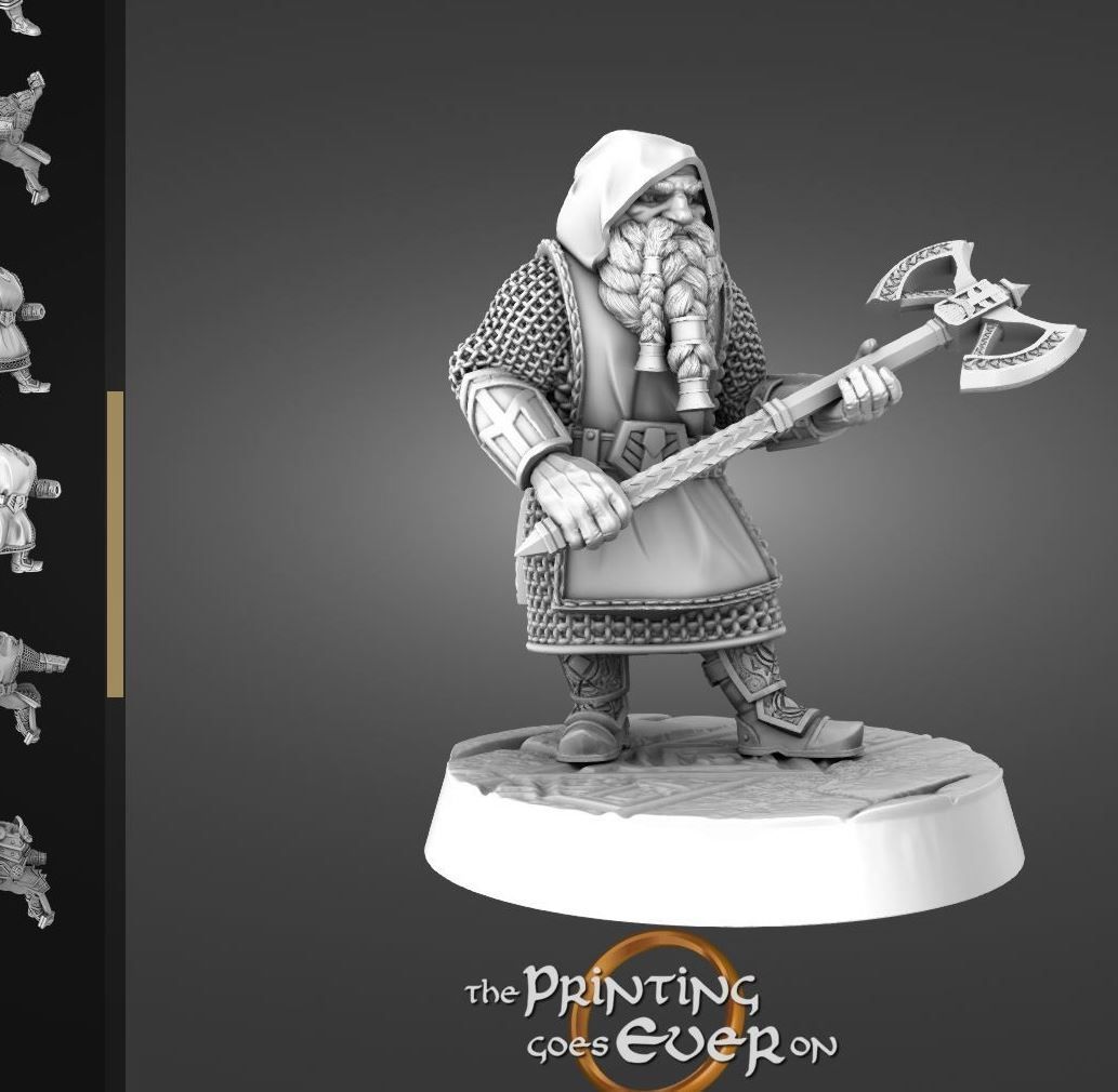 Chapter 45 - Tales of the Deep  -Modular Dwarves - Iron Legionaries (male) - pack 3 units