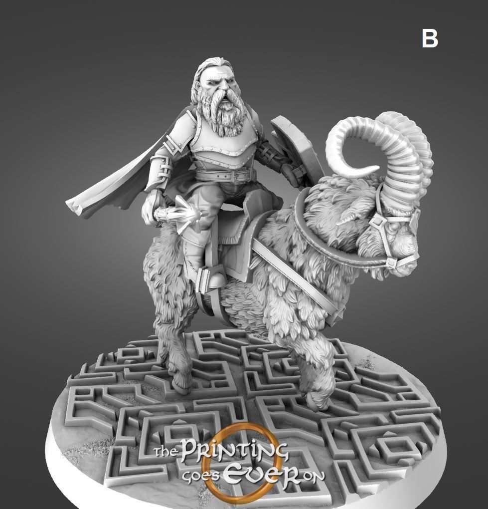 Chapter 45 - Tales of the Deep -Modular Dwarves - Rangers Mounted (male) - pack 2 units