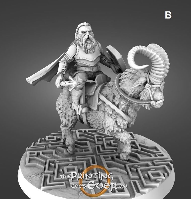 Chapter 45 - Tales of the Deep -Modular Dwarves - Rangers Mounted (male) - pack 2 units