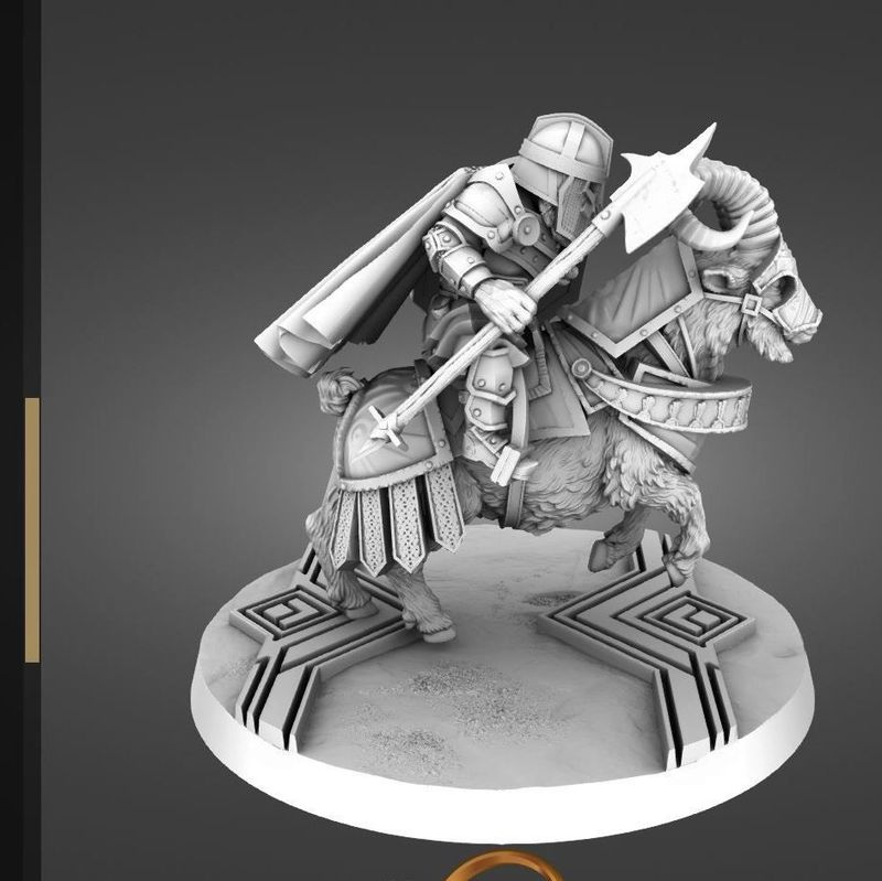 Chapter 45 - Tales of the Deep -Modular Dwarves - Stonebeard Sentinels Mounted - pack 2 units