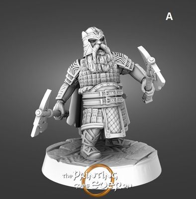 Chapter 45 - Tales of the Deep - Modular Dwarves -Warriors (male) - pack 3 units