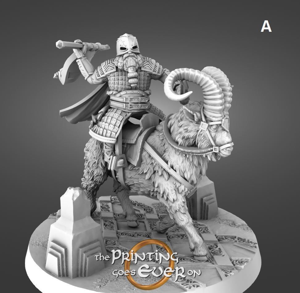 Chapter 45 - Tales of the Deep -Modular Dwarves - Warriors Mounted (male) - pack 2 units