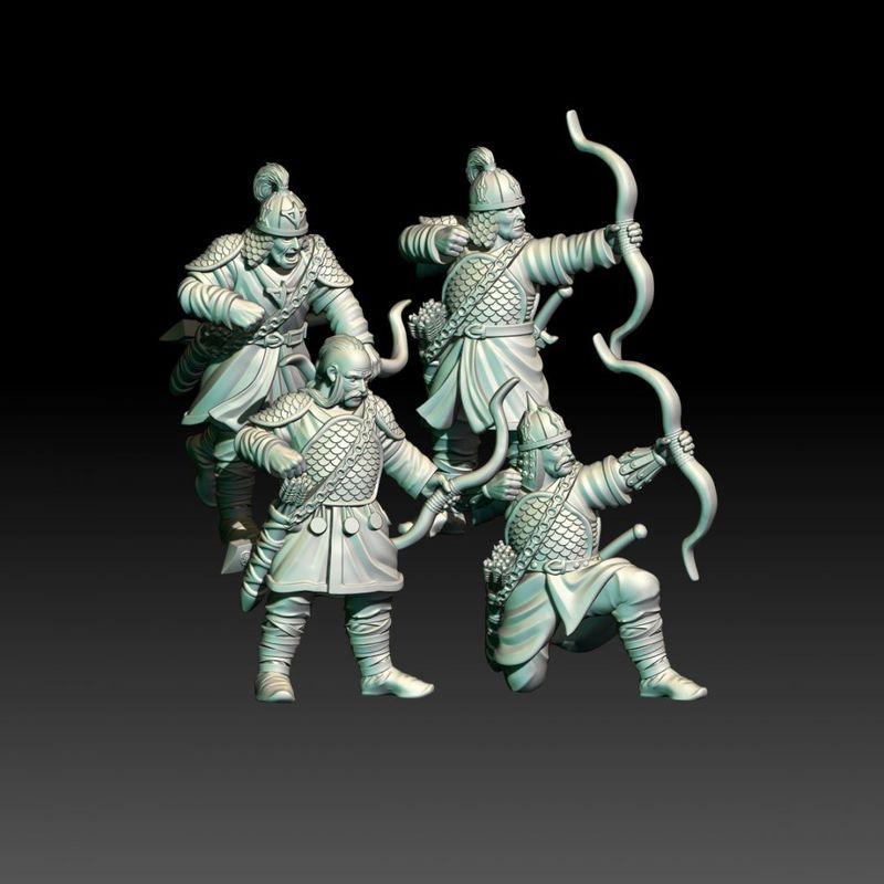 Charriot Raiders - Archers (Pack 4 units)