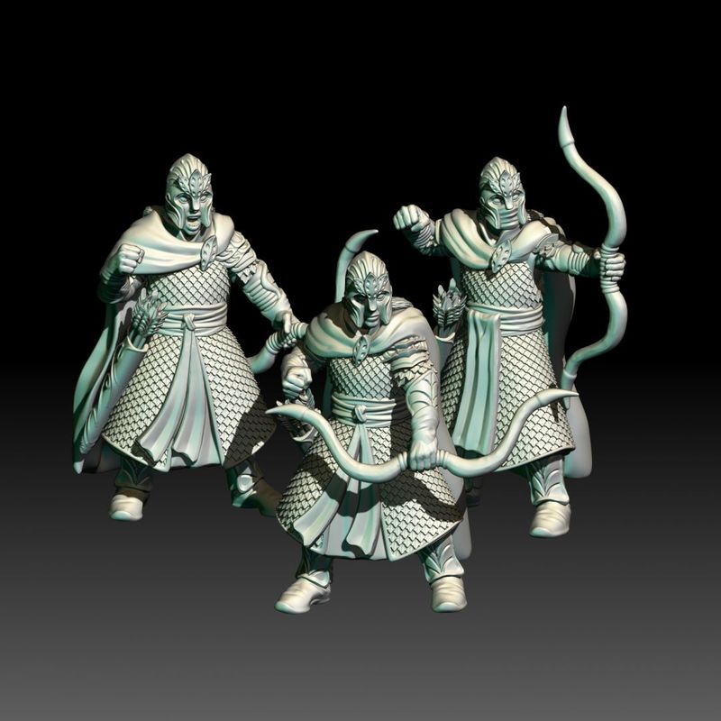 Wood Elves - Elven Archers (Pack 3 units)
