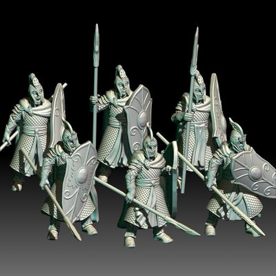 Wood Elves - Elven Warriors (Pack 6 units)