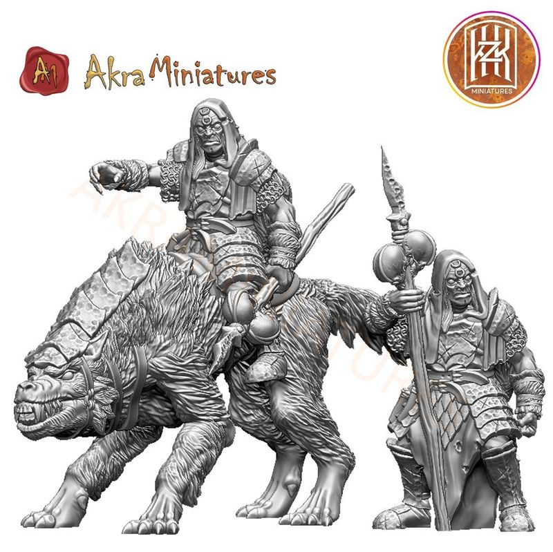 Iron Fortress Orcs  - Heroes - Shaman on foot and mounted