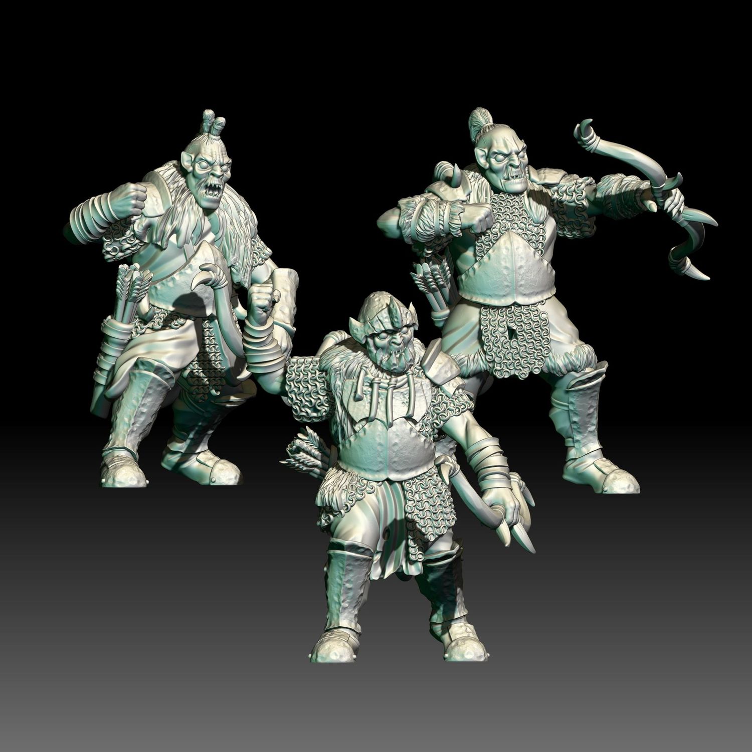 Iron Fortress Orcs  - Orc Archers (Pack 3 units)