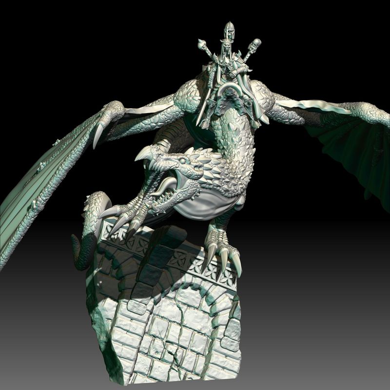 Iron Fortress Orcs  - Witch King on Feelbeast
